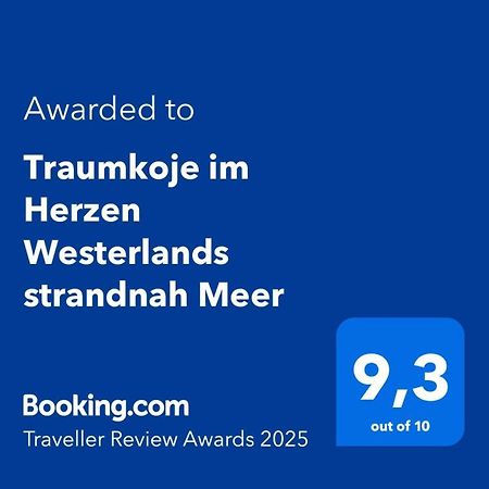 Traumkoje Im Herzen Westerlands Strandnah Meer エクステリア 写真